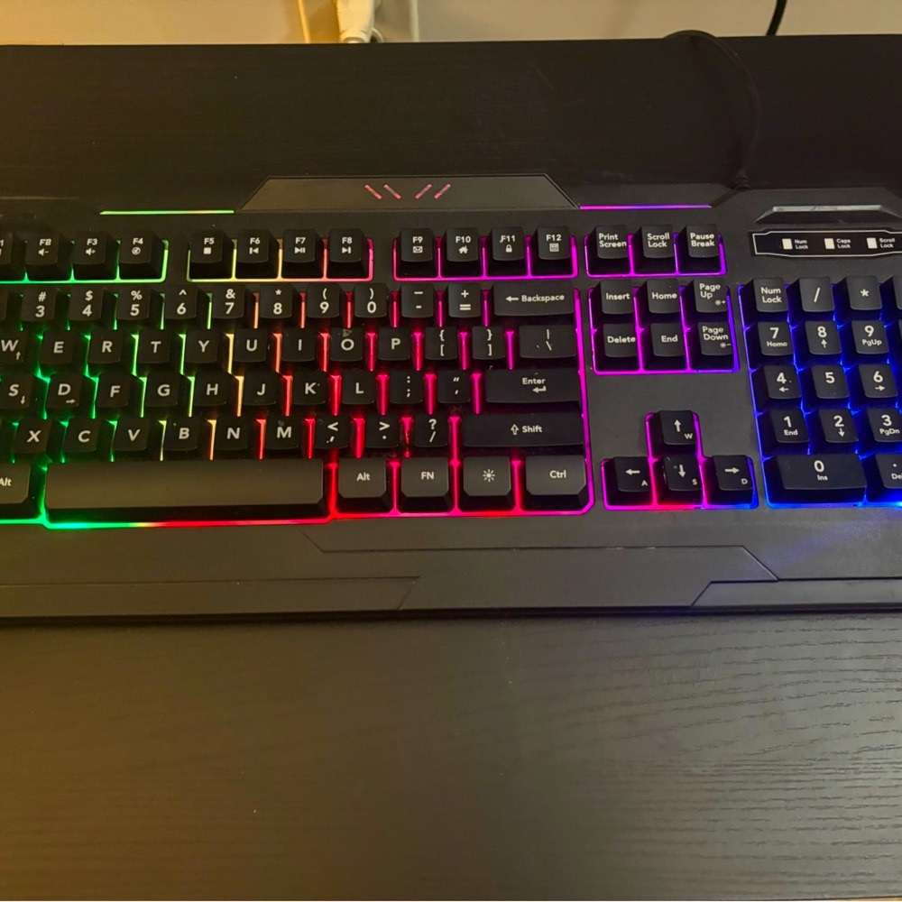 RGB LED Bugha Keyboard
